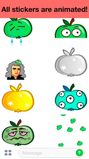 Apple animated - Cute stickers(圖5)-速報App