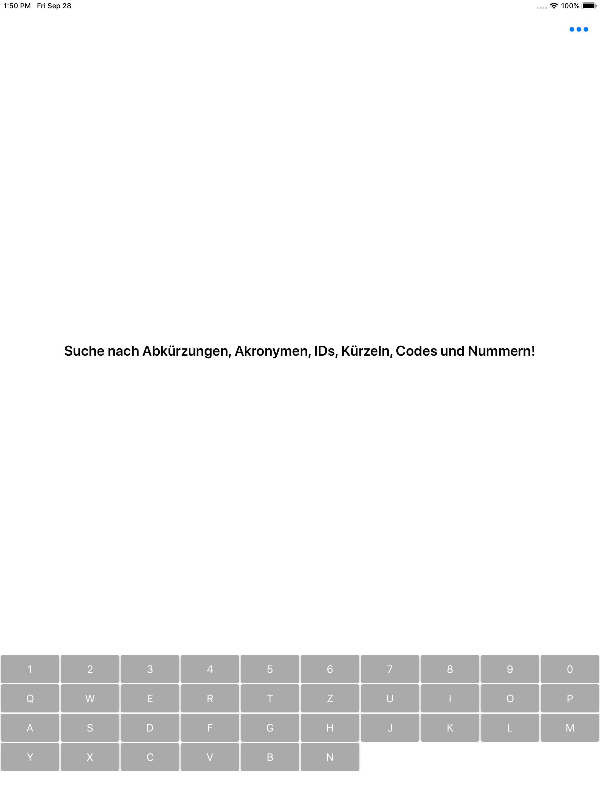 Abkürzungen suchen