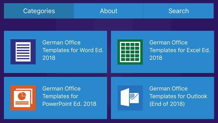 German Templates for Office