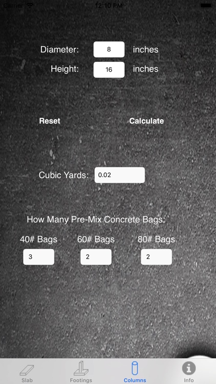 Concrete Calc Mobile Lite