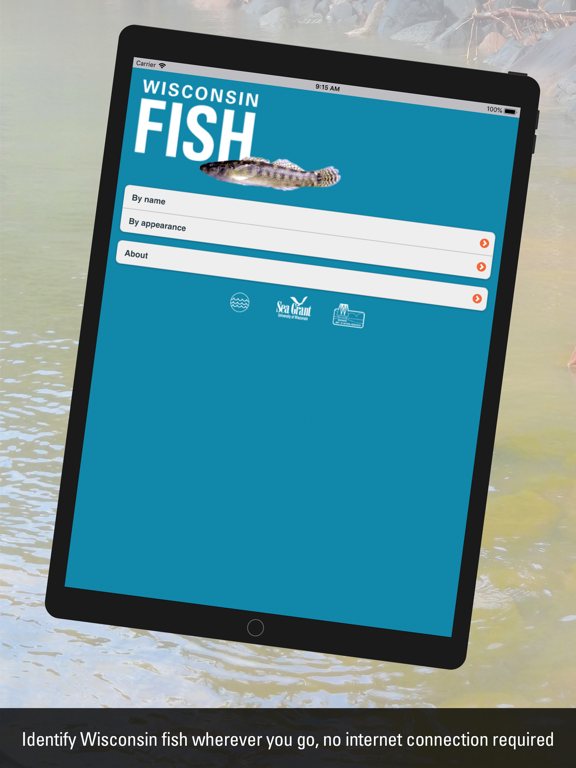 WI Fish ID iPad screenshot 1 - Education app