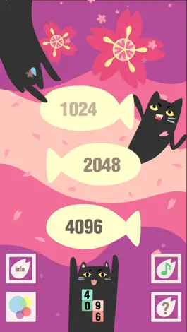 Game screenshot Cute Cat 2048 -  terris style mod apk