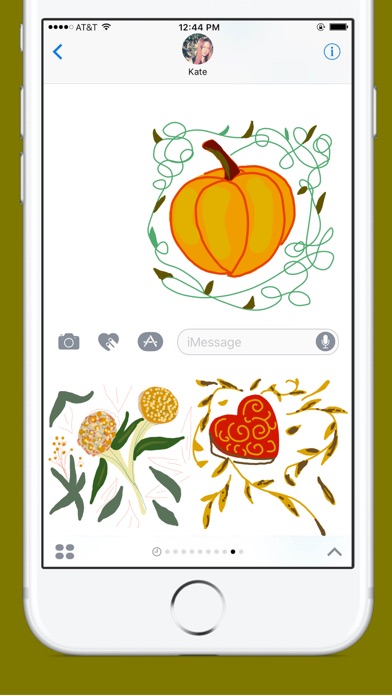 Thanksgiving Heart Stickers screenshot 2