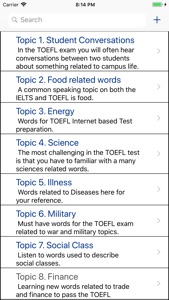TOEFL Vocabulary Listening screenshot #5 for iPhone