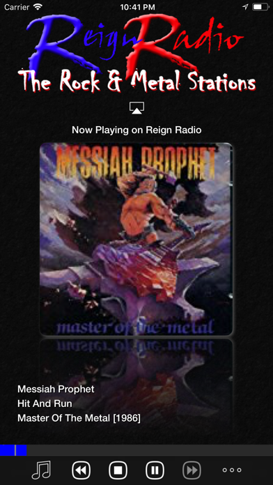 Reign Radio iPhone screenshot 3 - Entertainment app