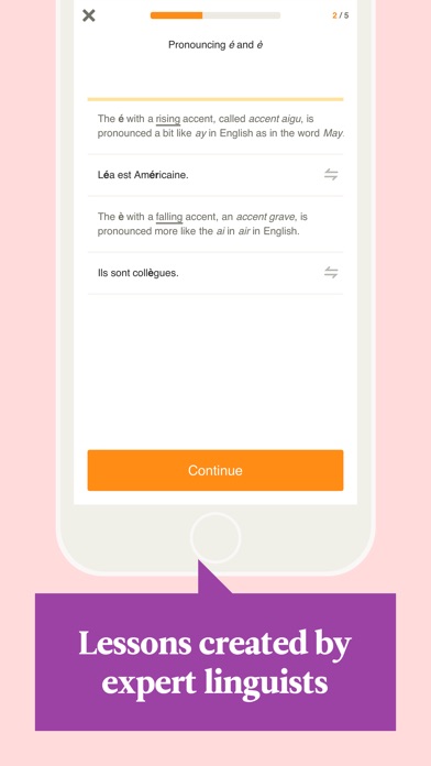 Babbel Learn French review screenshots