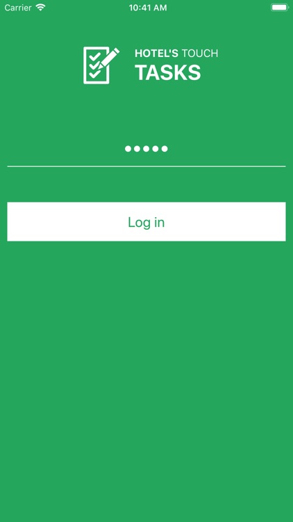 Hotel's Touch Tasks