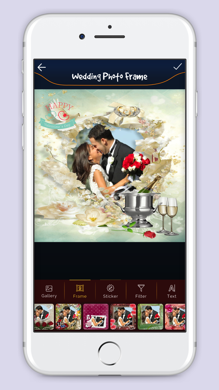 Wedding Square Photo Frame