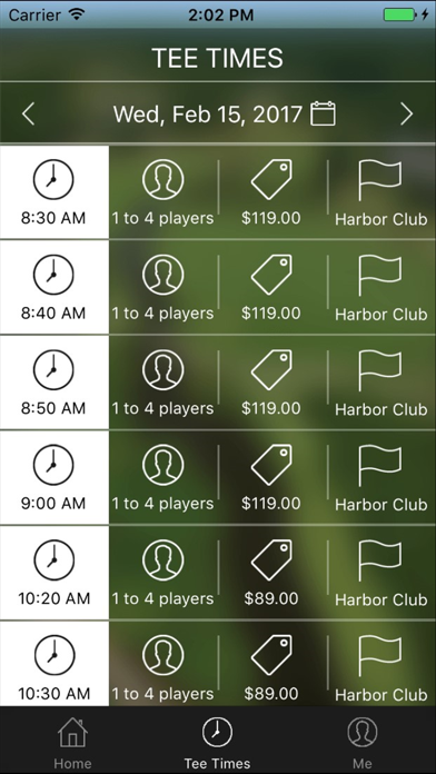 Screenshot #3 pour Harbor Club Tee Times