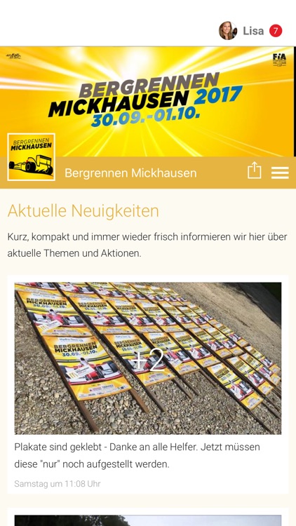 Bergrennen Mickhausen App