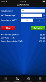 Calc VAT – UK VAT Calculator screenshot