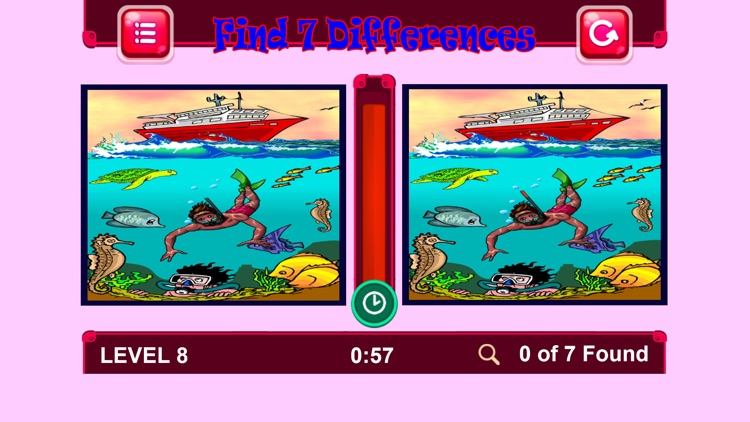 Funny Find 7 Differences Game