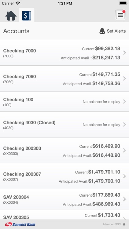 Sunwest Bank Business Mobile screenshot-3