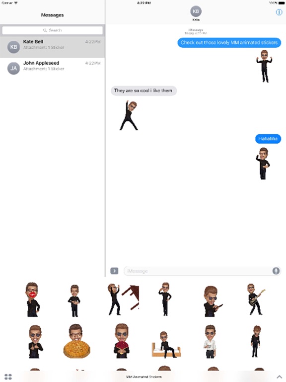 Screenshot #5 pour MM Animated Stickers