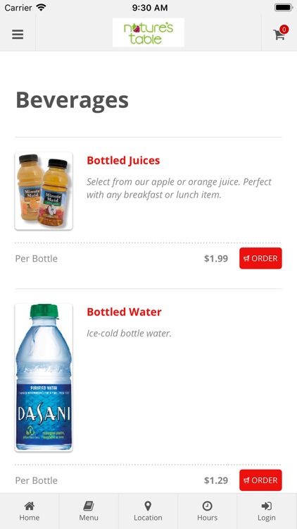 Nature's Table Hidden River