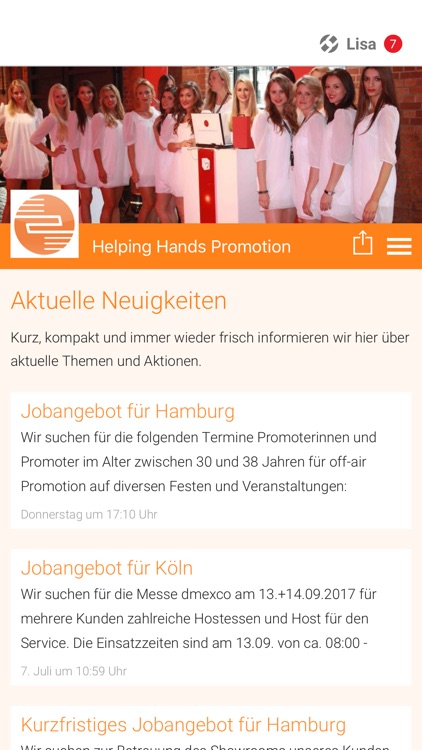 Helping Hands Promotion