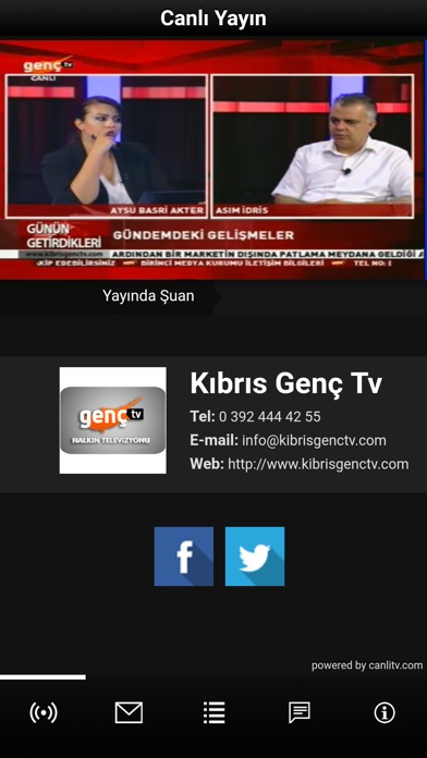 Kıbrıs Genç Tv Mobile screenshot 2