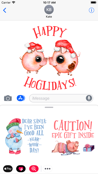 Happy Pigmas - Christmas Punsのおすすめ画像2