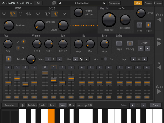 Screenshot #4 pour AudioKit Synth One Synthesizer