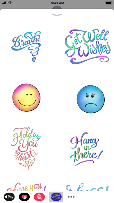 Screenshot #1 pour Get Well Wishes Stickers
