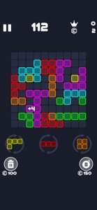 Neon Block Puzzle : Fill Board screenshot #2 for iPhone