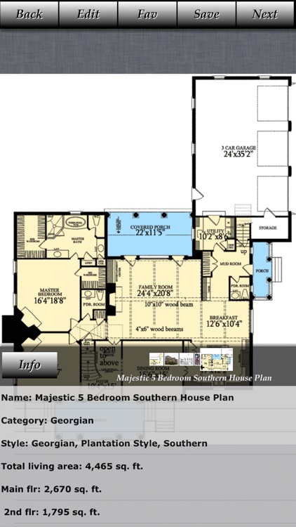 Georgian - Family House Plans