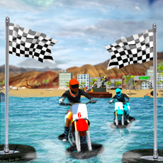 Activities of Water Surfer Dirt Bike Race 3D