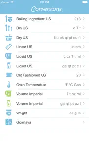 conversions - bake & cook iphone screenshot 1