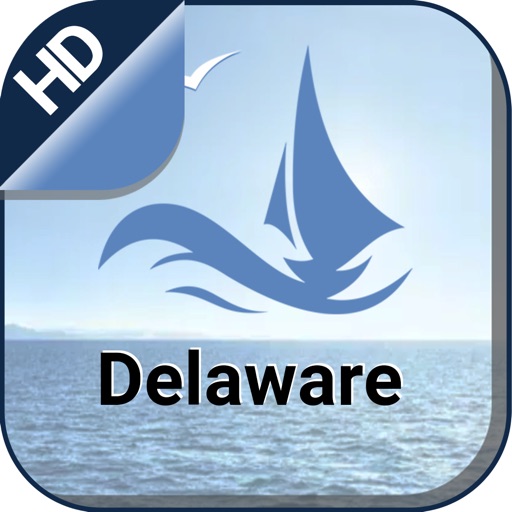 Delaware offline gps nautical charts for cruising icon