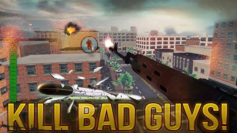 スナイパー 3D  ゲーム.  狙撃 フューリー screenshot 4