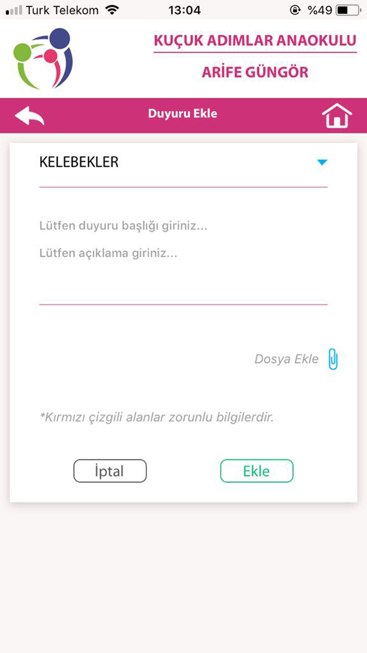 Küçük Adımlar Anaokulu