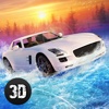 Frozen Water Car Stunt Racing