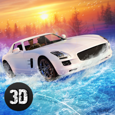 Activities of Frozen Water Car Stunt Racing
