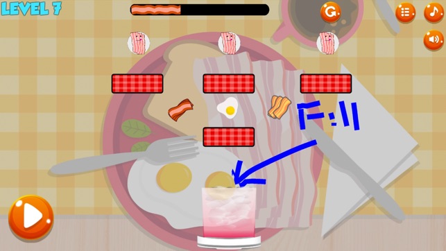 Bacon Line - Fill in Glass(圖2)-速報App