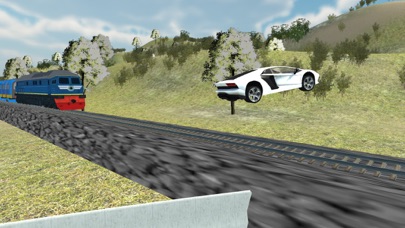 Screenshot #2 pour Car vs Train Race : Furious Car Racing