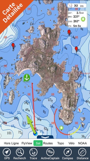 Corse Cartes Nautiques GPS HD(圖1)-速報App