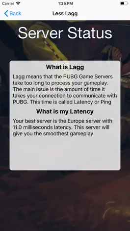 Game screenshot Server Status for PUBG Mobile apk