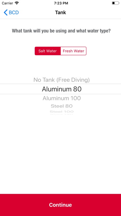 SCUBA Weight Estimator screenshot-4