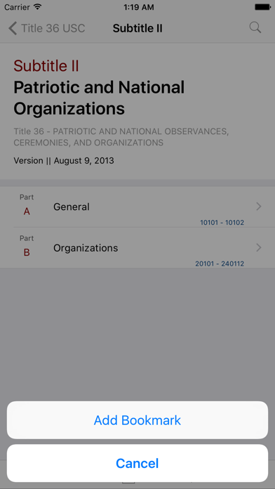 How to cancel & delete 36 USC by LawStack from iphone & ipad 3