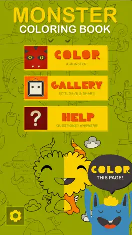 Game screenshot Monster Coloring Book mod apk