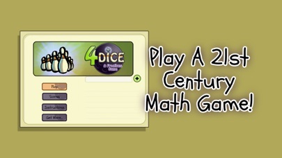 Screenshot #1 pour 4 Dice a Fractions Game