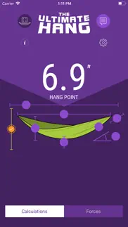 hammock hang calculator iphone screenshot 1