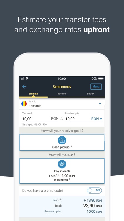 WesternUnion RO Money Transfer