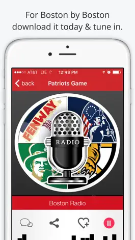 Game screenshot Boston GameDay Radio For Patriots Red Sox Celtics apk