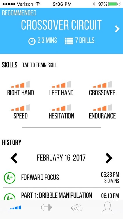 DribbleUp Basketball Training screenshot-0