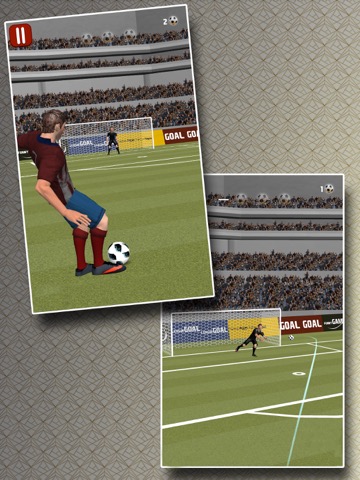 フリーキックの3Dサッカーゲームのおすすめ画像3