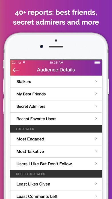 InstantReport: Followers Stats App Download - Android APK - 392 x 696 jpeg 41kB