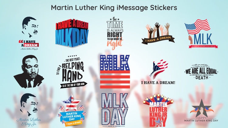 Martin Luther King Day Sticker
