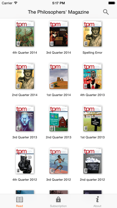 The Philosophers' Magazine Screenshot