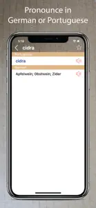 German Portuguese Dictionary + screenshot #2 for iPhone